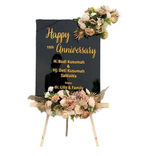 Papan Bunga Akrilik Cikeusi