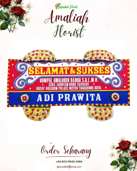 Papan Bunga Ucapan Selamat Cikeusi