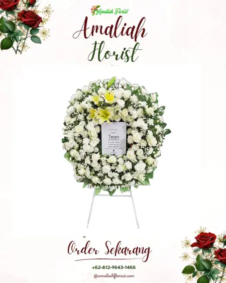 Krans Bunga Duka Cikeusi